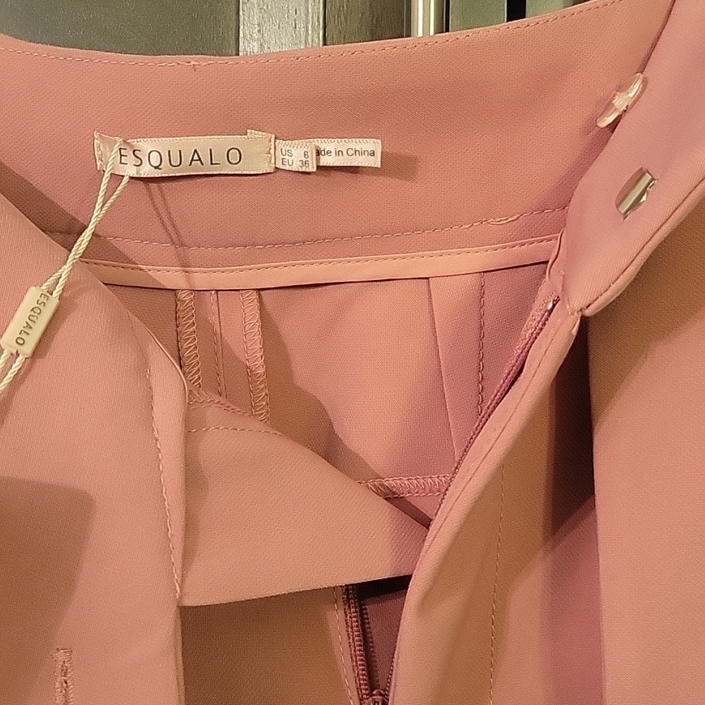 ESQUALO City Belt Trousers Vintage Rose - Picture 7 of 9